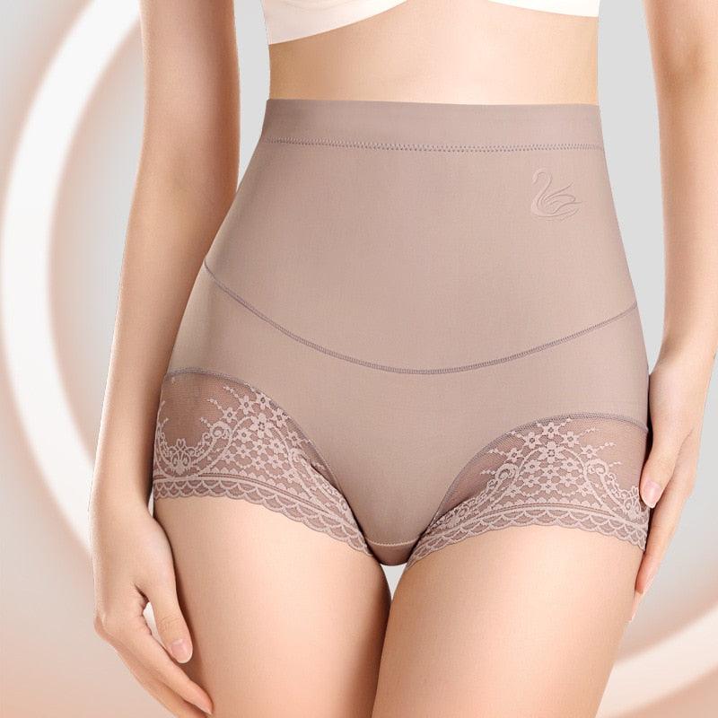 Women's Seamless Underwear Female Panties Quality Lace Antibacterial Woman High Waist Soft Silk Panty Underpants Bragas Mujer - Vittstore