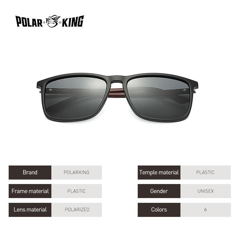 Polarking New Luxury Polarized Sunglasses Men's Driving Shades Male Sun Glasses Vintage Travel Fishing Classic Sun Glasses 400 - Vittstore